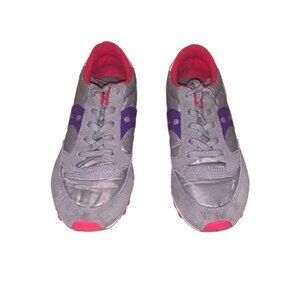 Saucony Jazz Original Gray Lace Up Athletic Lop Top Sneaker Shoes Size 2.5